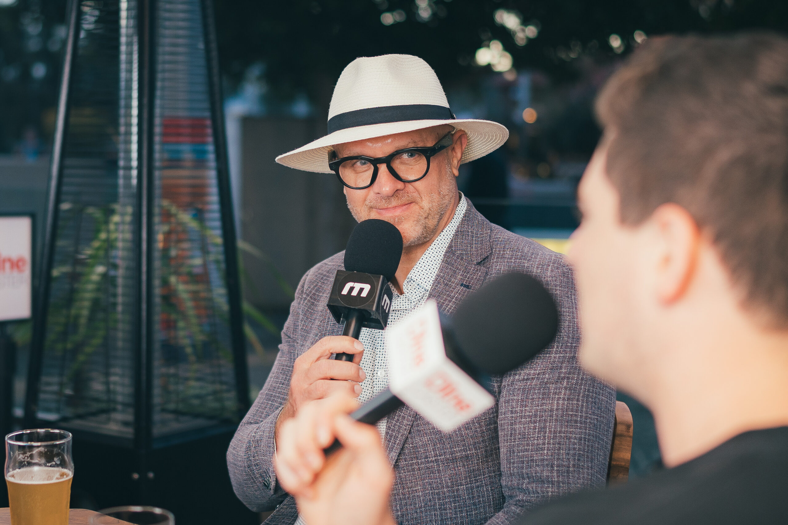 Outside at DineCASTER Six Senses with Paul Faix